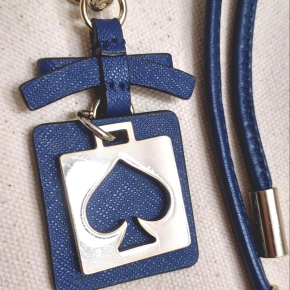 KATE SPADE Oliver Street Canvas Jacey Drawstring Bucket Crossbody Shoulder Bag - Picture 7 of 12